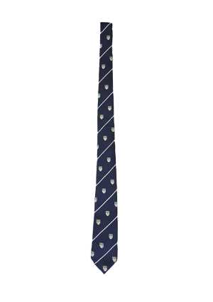 Otago Boys High School Snr Tie Navy/White